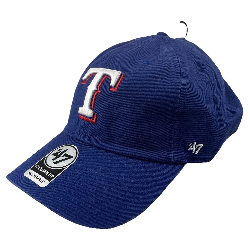Texas Rangers Hat 47 Brand Strap Back MLB Clean Up Dad Hat NEW‎